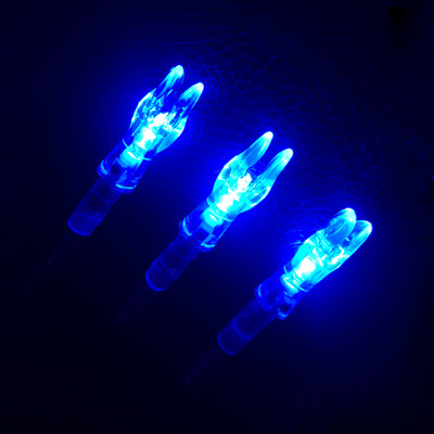

6pcs Archery LED Lighted Arrow Nocks Tail 53mm Bow Arrow Shaft Automatically