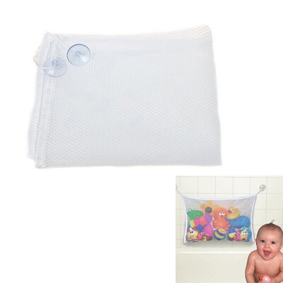 

Kids Baby Bath Toys Tidy Storage Suction Cup Bag Baby Mesh Bag Organizer