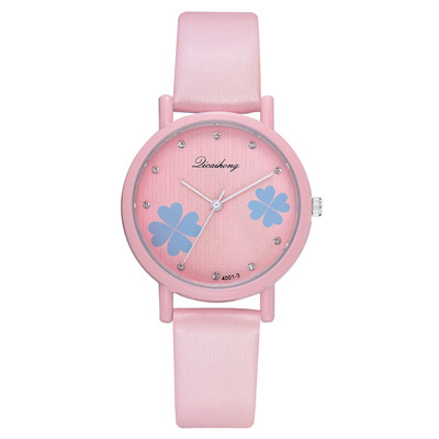

Korean fashion casual four-leaf clover womens watch wish hot small fresh girls wild temperament watch