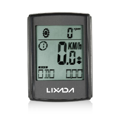 

Lixada Multifunctional 2-in-1 Wireless LCD Bicycle Cycling Computer Speed Cadence Water-resistant