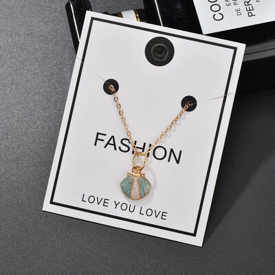 

Sexy Red  Bean Pendant Necklace Charm Personality Ladies Delicate Simple Minimalist Bean Pendant Necklace Fashion Jewelry