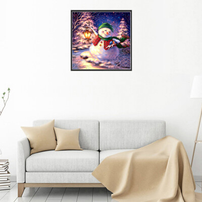 

Tailored 5D Diamond Painting Christmas Snowman Embroidery DIY Cross Stitch Home Decor