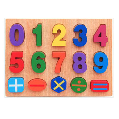 

Gotoamei Wooden Kids Numbers&letters Jigsaw For Education And Learning Puzzles Toy