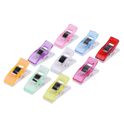 

50pcsset Multi-color Plastic Clips for DIY Craft Quilting Patchwork Sewing
