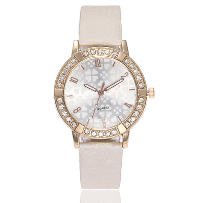 

Womens belt watch digital diamonds in the form of a female model