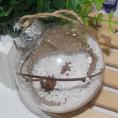 

New Christmas Tree Drop Pendant Ornaments Clear Hanging Ball Christmas Party Decorations