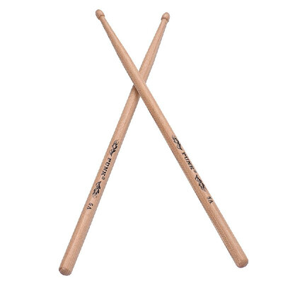 

One Pair of 7A Wooden Drumsticks Drum Sticks Ash Wood Drum Set Accessories