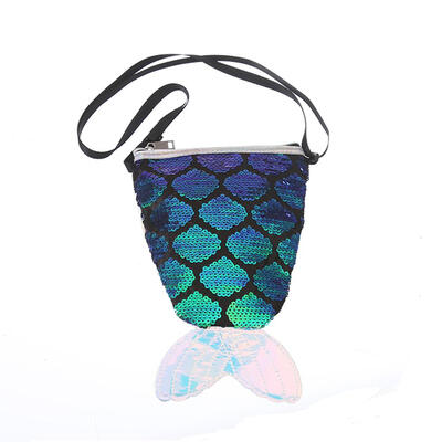 

Cute Sequins Laser Fish Tail Shoulder Handbags Women Small Crossbody Bags