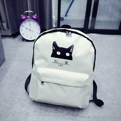 

Tailored Fashion Cat Neutral School Rucksack Bag Gripesack Backpack Handbag Bookbag Gray