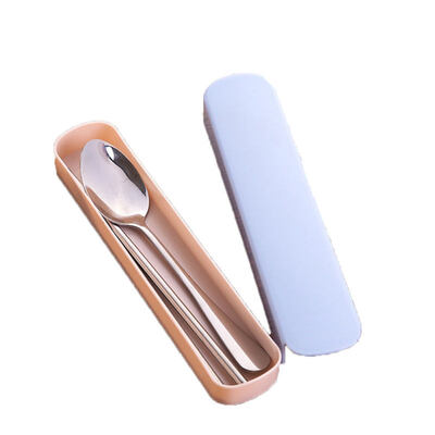 

Portable Travel Stainless Steel Spoon Chopsticks Cutlery Set with Carry Case