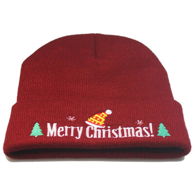 

Cute Christmas Hat Knit Hat Warm Autumn Winter Christmas Gifts Parties Decorative Good Elasticity Adult Children