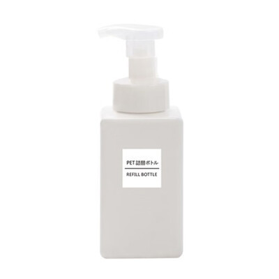 

Nordic Style Square Mousse Foaming Bottle Hand Sanitizer Bottle Facial Cleanser Bottled Sub-Bottle&Blister Bottle