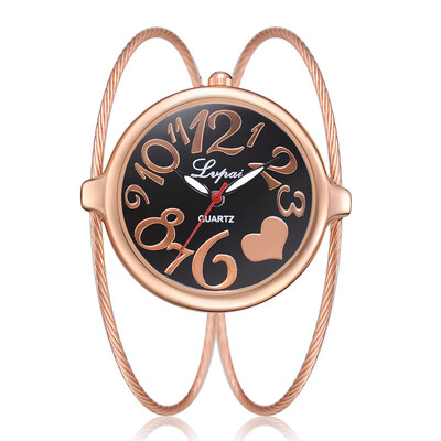 

Womens Bracelet Brushed Bracelet Exquisite Large Dial Quartz Watch