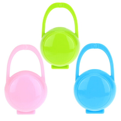 

3pcs Baby Soother Container Holder Pacifier Dummy Box Travel Storage Case