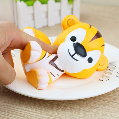 

Gobestart Tiger Squeeze Toy Squishy Slow Rising Decompression Squeeze Toys