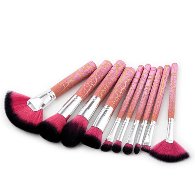 

〖Follure〗New 10Pcs Cosmetic Eyebrow Eyeshadow Brush Makeup Brush Sets Kits Tools