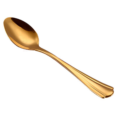 

Toponeto Stainless Steel Spoon Handle Flatware Ice Cream Drinking Tools Kitchen Gadget BK