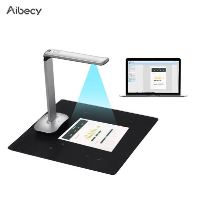 

Aibecy F50 Foldable HD High Speed USB Book Image Document Camera Scanner 15 Mega-Pixels A3 & A4 Scanning Size with LED Light for C
