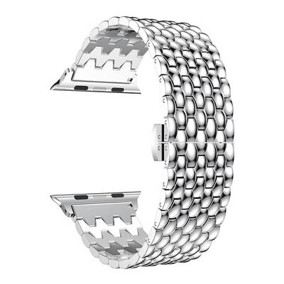 

Butterfly Button Spring Bar ConnectorWatch Band Strap for Apple Watch 42mm