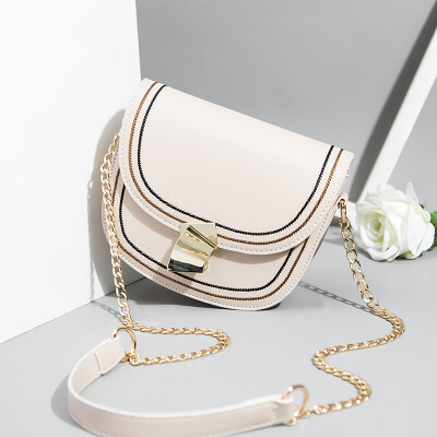 

Ins fashion womens air chain saddle pack a single shoulder satchel tide