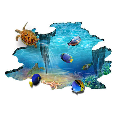 

3D Waterproof Self-Adhesive Wall Stickers DIY Removable Tile Floor Decals