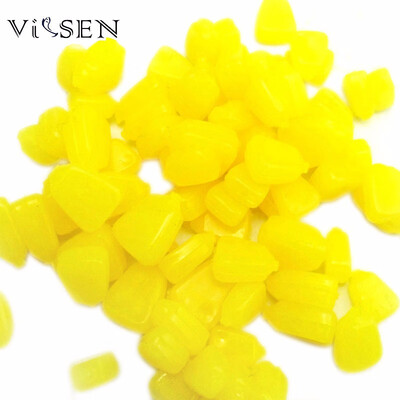 

Vissen 50 pieces Fishing Floating Pop up coarse corn lure for Carp Soft fishing lure corn smell bait 15mm wholesale