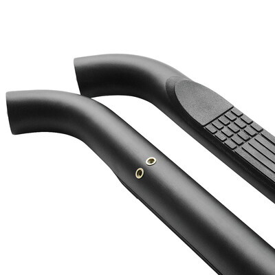 

FOR 2004-2014 FORD F150 EXTSUPER CAB 3" OVAL BLACK SIDE STEP NERF BAR RUNNING BOARD