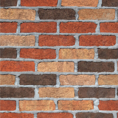 

Siaonvr 3D Brick Stone Rustic Effect Self-adhesive Wall Sticker Home Decor