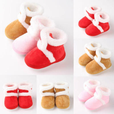 

Baby Girl Boy comfortable Snow Boots Winter Warm Boots Infant Kids Soft Shoes
