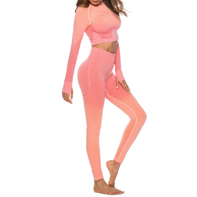 

Roseonmyhand Women Workout Tie Dye Print Crop Top Leggings Fitness Sport Yoga Athletic Suit