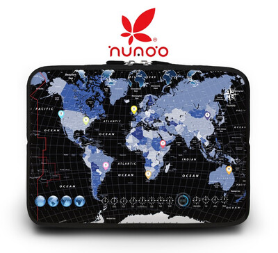 

World map Sleeve laptop bag 116"12"13133" & 14"15156"173 case for macbook air pro Retina for woman&man