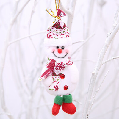 

〖Follure〗Christmas Ornaments Gift Santa Claus Snowman Tree Toy Doll Hang Decorations