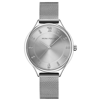 

BOFUTE Womens Watches Business Watch Simple Japanese Movement Waterproof Metal Mesh Strap 0045L