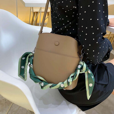 

Womens bag 2019 new tide wild gas bucket bag summer small fresh messenger bag ins fashion Sen small bag