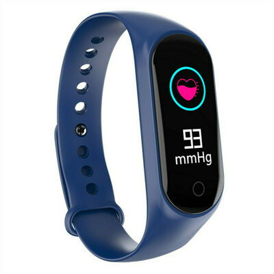 

Smart Band Watch Bracelet Wristband Fitness Tracker Blood Pressure HeartRate M4