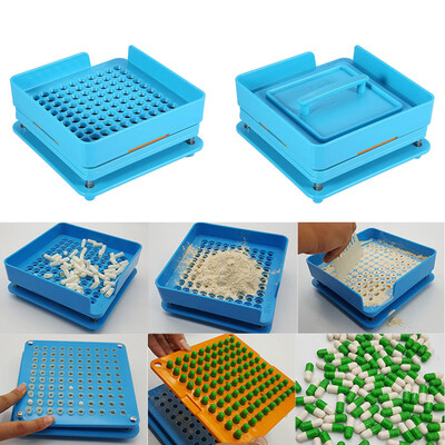 

〖Follure〗Pro 100 Holes Capsule Filler Capsule Filling Manual Machine Flate