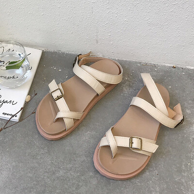 

Suyuan ulzzang sandals women summer muffin shoes thick - bottomed ins girls 100 soft girls fashion shoes