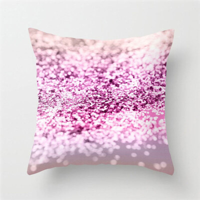 

1Pcs Shining Colour Peach Skin Pillow Case Cover Slipcover Decorative Home Room Cushion Cover Throw Pillow 45x45cm