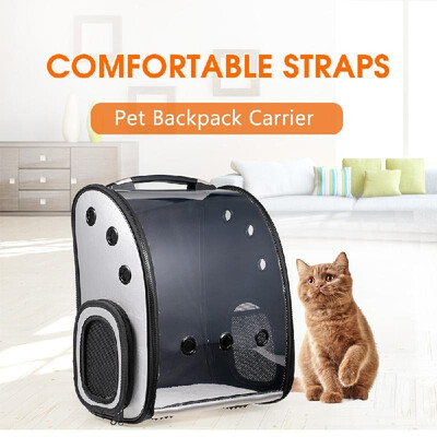 

Pet Carrier Backpack Space Capsule Dog Carrier Detachable Zipper Assembled Polarized Hard Shell Breathable Mesh Design Pet Backpac