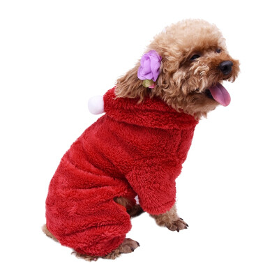 

Warm Pet Dog Clothes Double Sided Thickening Velvet Coat Warm Jumpsuit Jacket for Small Medium Large Pet Autumn Winter -XXL