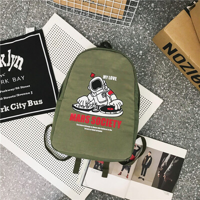 

School bag female Korean version Harajuku ulzzang college backpack ancient sense campus backpack tide