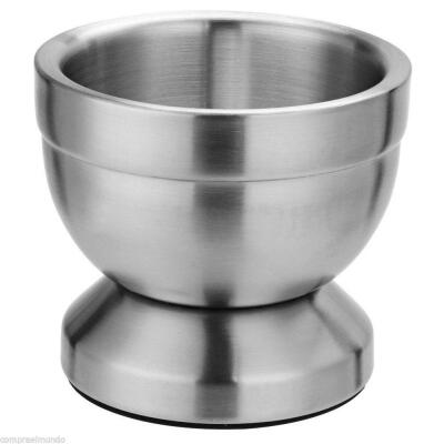 

Stainless Steel Mortar&Pestle Kitchen Garlic Pugging Pot Pharmacy Bowl