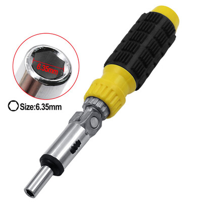 

〖Follure〗Adjustable Ratchet Wrench Screwdriver Magnetic Multifunction Repair Hand Tool