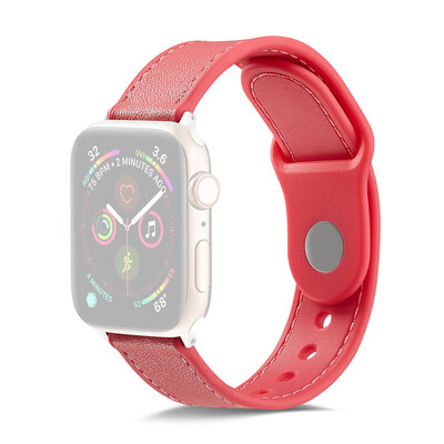 

〖Follure〗Leather Replacement Watch Wrist Strap Band For Apple iwatch Smart Watch 44mm