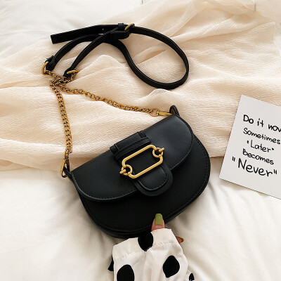 

Net red handbag 2019 new wild ocean shoulder bag fashion saddle bag summer small fresh ins messenger bag