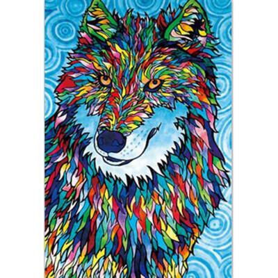 

5D DIY Special Shaped Diamond Painting Wolf Animal Cross Stitch Embroidery