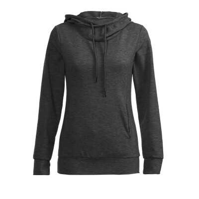 

Nomeni Women Fashion Long Sleeve Sweaters Pullover Hooded Pocket Sweatshirt Jumper Tops