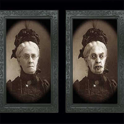 

New 3D Face-changing Photo Party Decoration Frame Terror Halloween Decoration Props Festive Party Supplies Halloween Decorations