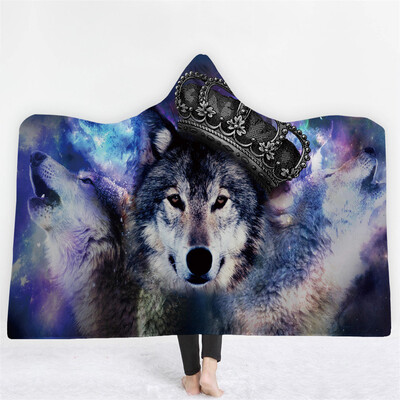 

Gobestart Hooded Blanket Cloak Magic Hat Blanket Nap Blanket Air Conditioning Blanket