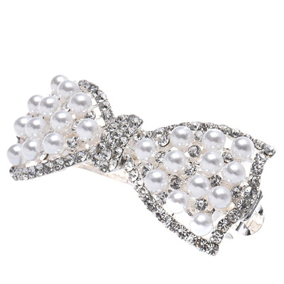 

〖Follure〗1PC Shine Rhinestone Square Shape Girls Woman Hair Rope Silver
